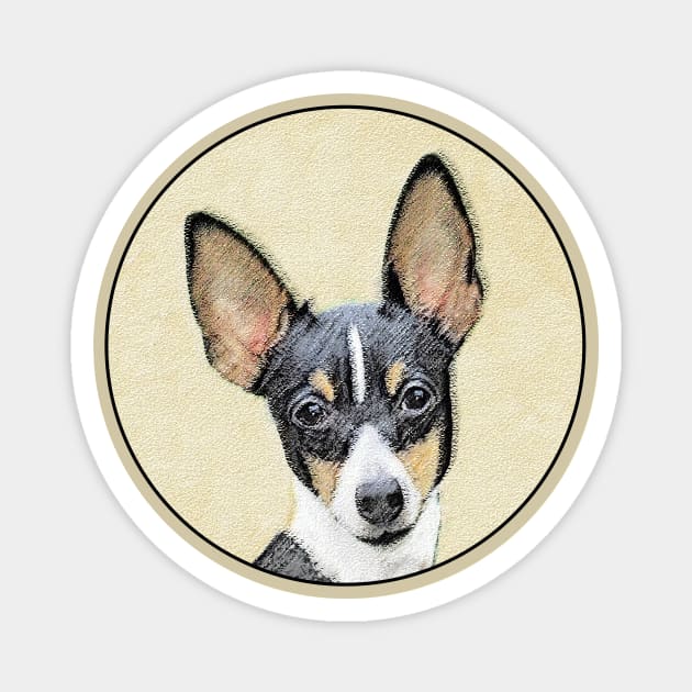 Toy Fox Terrier Magnet by Alpen Designs